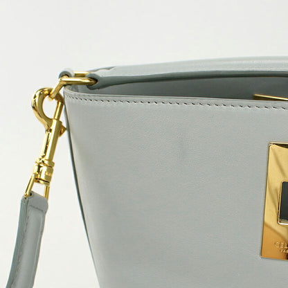 中古 セリーヌ ハンドバッグ レディース ブランド CELINE  ティーンバケット 16 2WAY 197573CR4 ブルー USDCE118011011