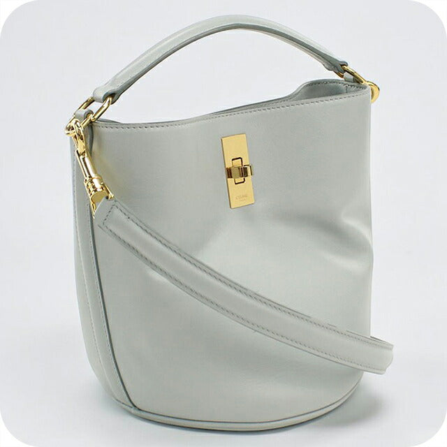 中古 セリーヌ ハンドバッグ レディース ブランド CELINE  ティーンバケット 16 2WAY 197573CR4 ブルー USDCE118011011