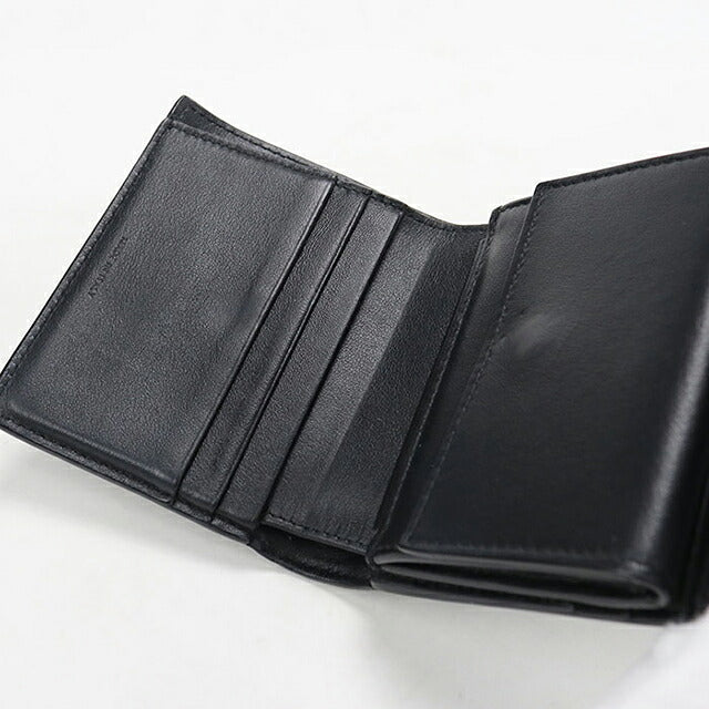 中古 セリーヌ 三つ折り財布 三折財布 コンパクト レディース ブランド CELINE トリオンフ スモールフラップウォレット 10D783DPV.38NO USDCE118232011