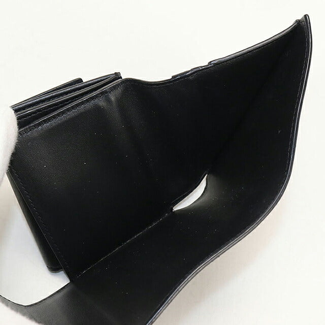 中古 セリーヌ 三つ折り財布 三折財布 コンパクト レディース ブランド CELINE トリオンフ スモールフラップウォレット 10D783DPV.38NO USDCE118232011