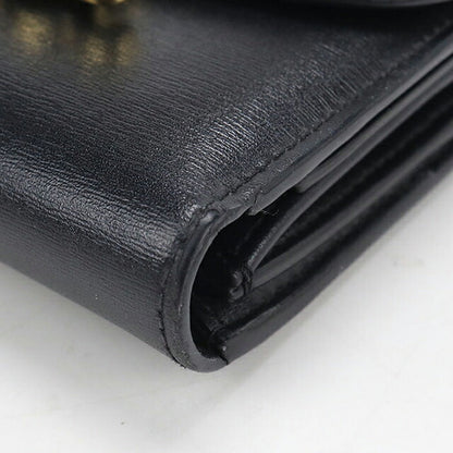 中古 セリーヌ 三つ折り財布 三折財布 コンパクト レディース ブランド CELINE トリオンフ スモールフラップウォレット 10D783DPV.38NO USDCE118232011