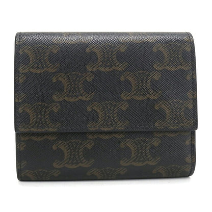 Used Celine Trifold Wallet Trifold Wallet Compact Men&