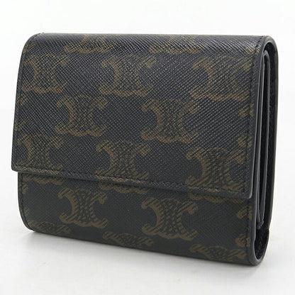 Used Celine Trifold Wallet Trifold Wallet Compact Men&