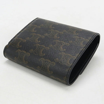 Used Celine Trifold Wallet Trifold Wallet Compact Men&
