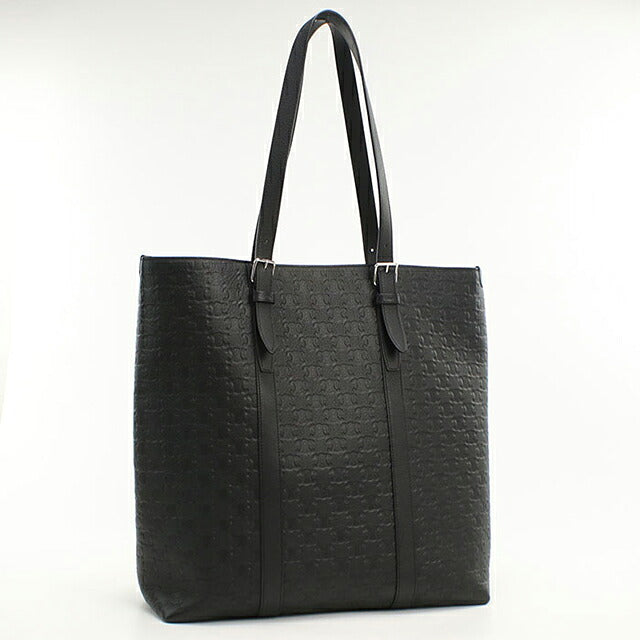 中古 セリーヌ トートバッグ メンズ ブランド CELINE トリオンフエンボス加工 カバ 113743FQU ブラック USDCE118524011