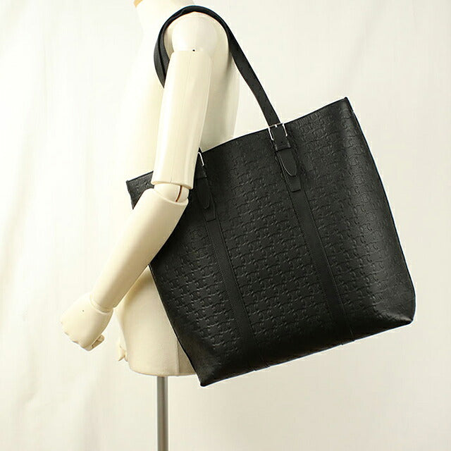 中古 セリーヌ トートバッグ メンズ ブランド CELINE トリオンフエンボス加工 カバ 113743FQU ブラック USDCE118524011