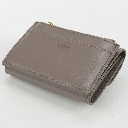 中古 セリーヌ 三つ折り財布 三折財布 コンパクト レディース ブランド CELINE トリオンフ コインイレ付き コンパクトウォレット 10I653DPV USDCE119442011