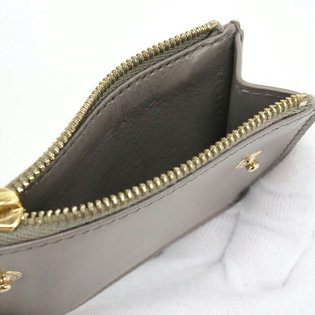 中古 セリーヌ 三つ折り財布 三折財布 コンパクト レディース ブランド CELINE トリオンフ コインイレ付き コンパクトウォレット 10I653DPV USDCE119442011