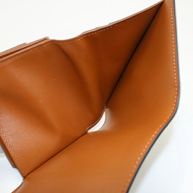 中古 セリーヌ 三つ折り財布 三折財布 コンパクト レディース ブランド CELINE トリオンフキャンバス スモール フラップウォレット 10D782CQH.04LU USDCE119596011