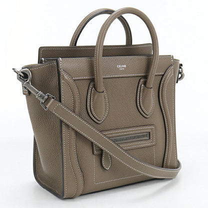 中古 セリーヌ ハンドバッグ レディース ブランド CELINE  ラゲージ ナノ ショッパー ブラウン USDCE119741011