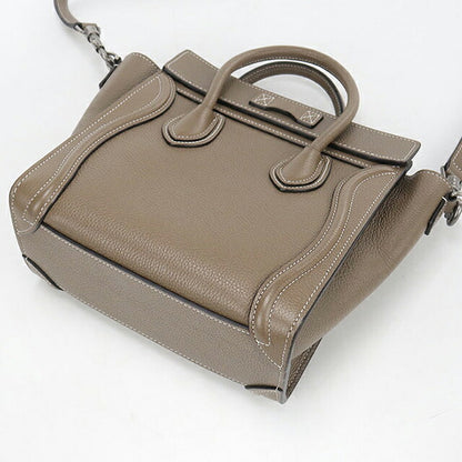 中古 セリーヌ ハンドバッグ レディース ブランド CELINE  ラゲージ ナノ ショッパー ブラウン USDCE119741011