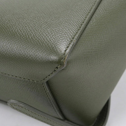 中古 セリーヌ ハンドバッグ レディース ブランド CELINE ベルトバッグ  ナノ 2WAY 18900 グリーン USDCE120066011