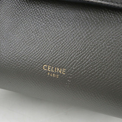 中古 セリーヌ ハンドバッグ レディース ブランド CELINE ベルトバッグ  ピコ 2WAY 19426 グレー USDCE120123011