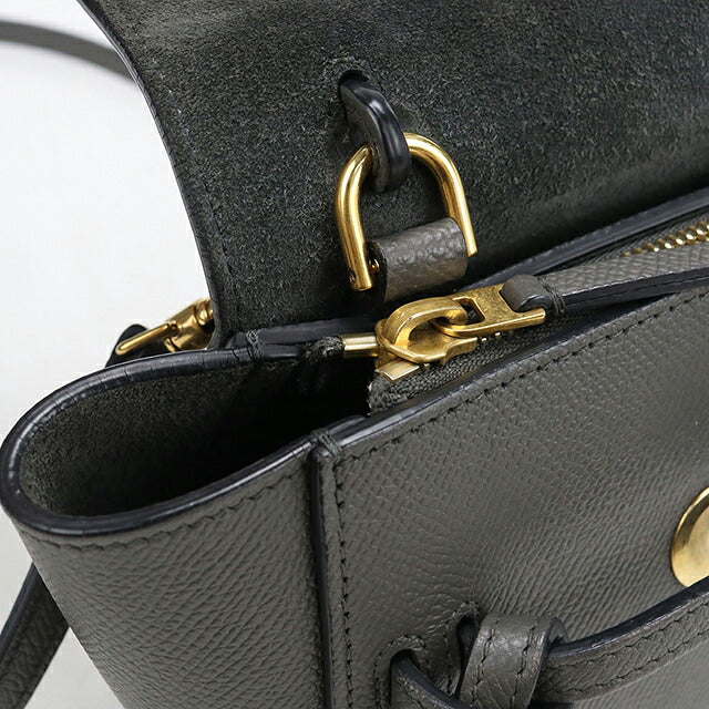 中古 セリーヌ ハンドバッグ レディース ブランド CELINE ベルトバッグ  ピコ 2WAY 19426 グレー USDCE120123011