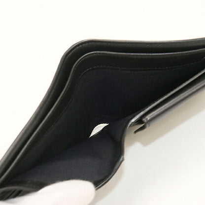 中古 セリーヌ 二つ折り財布 二折財布 コンパクト メンズ ブランド CELINE トリオンフキャンバス バイフォールドウォレット 10C872BQB.38NO ブラック USDCE120314011