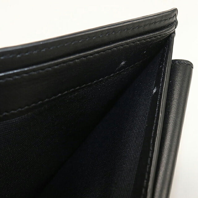 中古 セリーヌ 二つ折り財布 二折財布 コンパクト メンズ ブランド CELINE トリオンフキャンバス バイフォールドウォレット 10C872BQB.38NO ブラック USDCE120314011