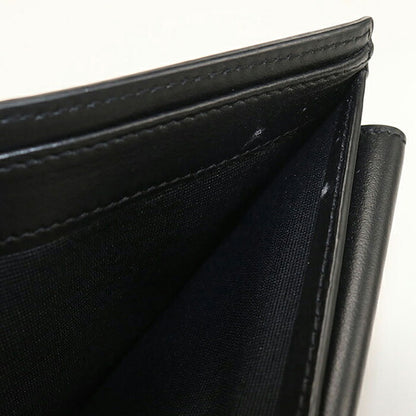 中古 セリーヌ 二つ折り財布 二折財布 コンパクト メンズ ブランド CELINE トリオンフキャンバス バイフォールドウォレット 10C872BQB.38NO ブラック USDCE120314011