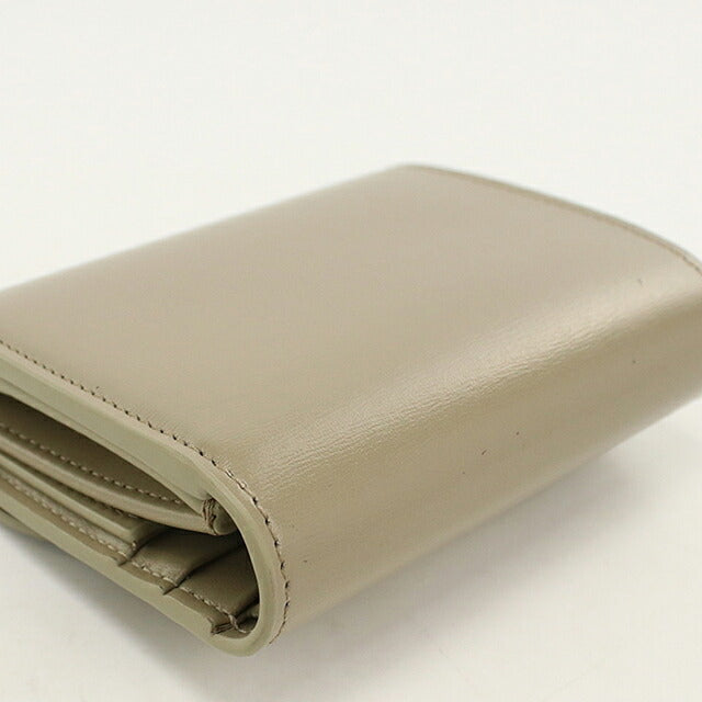 中古 セリーヌ 三つ折り財布 三折財布 コンパクト レディース ブランド CELINE トリオンフ スモール フラップウォレット 10D783DPV ベージュ USDCE120316011