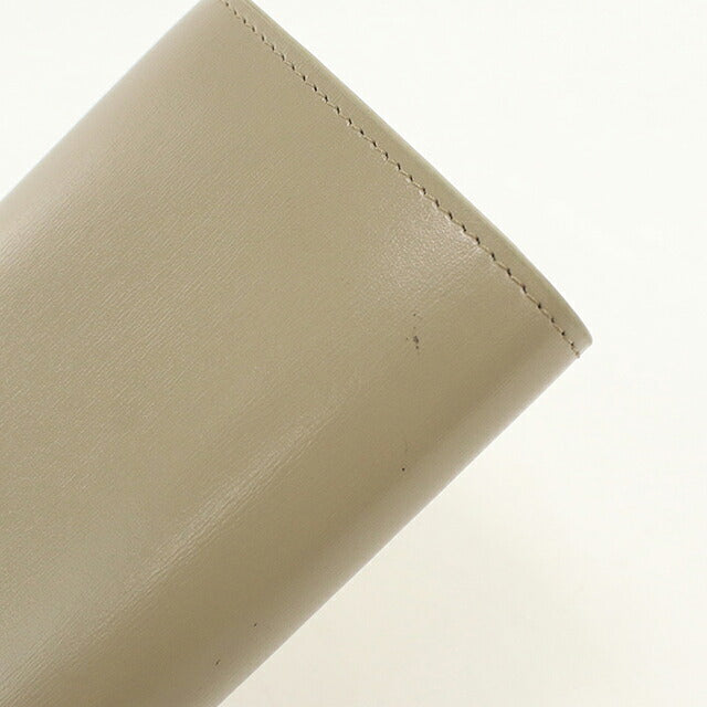 中古 セリーヌ 三つ折り財布 三折財布 コンパクト レディース ブランド CELINE トリオンフ スモール フラップウォレット 10D783DPV ベージュ USDCE120316011