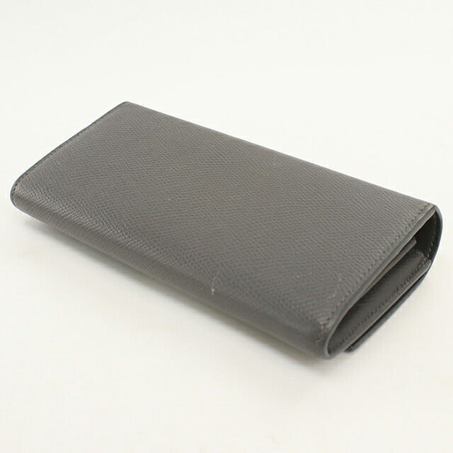 Used Celine long wallet bi-fold ladies brand CELINE large flap wallet 10B563BEL gray USDCE120530011
