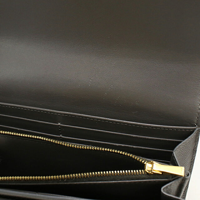 Used Celine long wallet bi-fold ladies brand CELINE large flap wallet 10B563BEL gray USDCE120530011