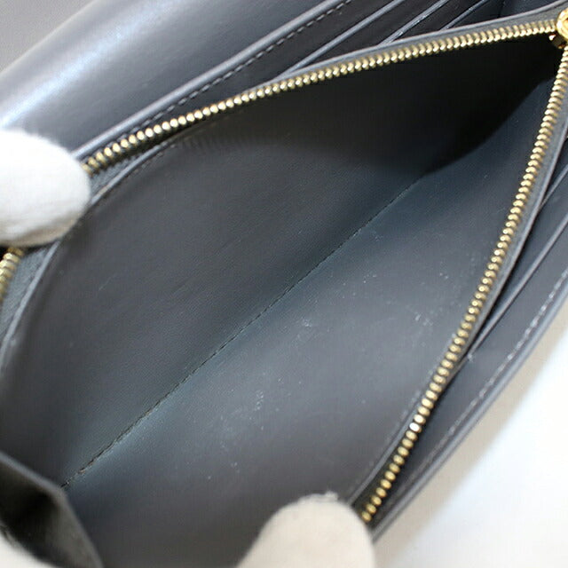 Used Celine long wallet bi-fold ladies brand CELINE large flap wallet 10B563BEL gray USDCE120530011