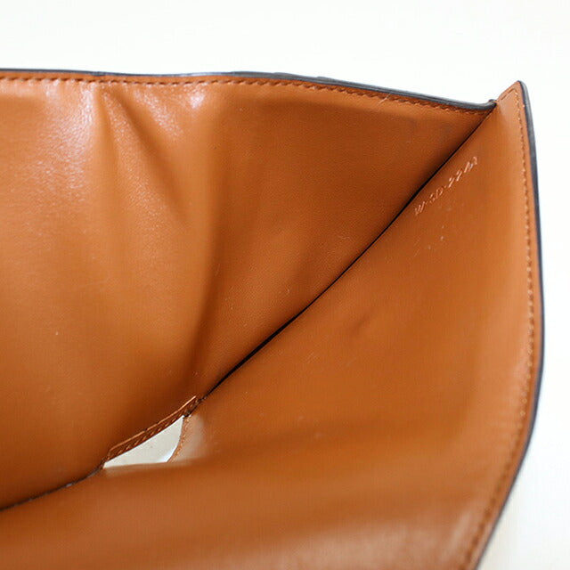 中古 セリーヌ 三つ折り財布 三折財布 コンパクト レディース ブランド CELINE トリオンフ スモール フラップウォレット CE12010D783 ベージュ USDCE120541011