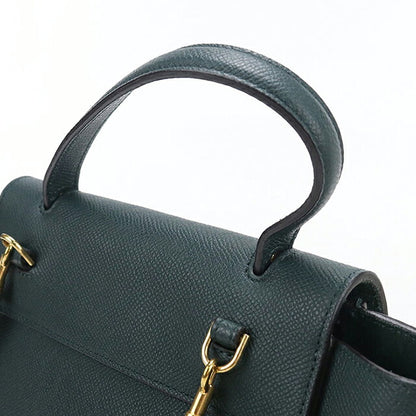 中古 セリーヌ ハンドバッグ レディース ブランド CELINE  ベルトバッグ ナノ グリーン USDCE120689011