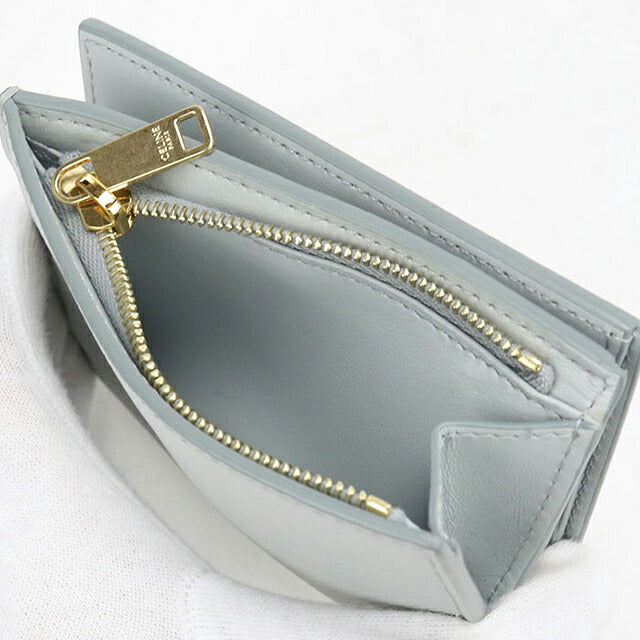 Used Celine Bifold Wallet Bifold Wallet Compact Ladies Brand CELINE Compact Wallet 10E493GTH Blue USDCE120723011
