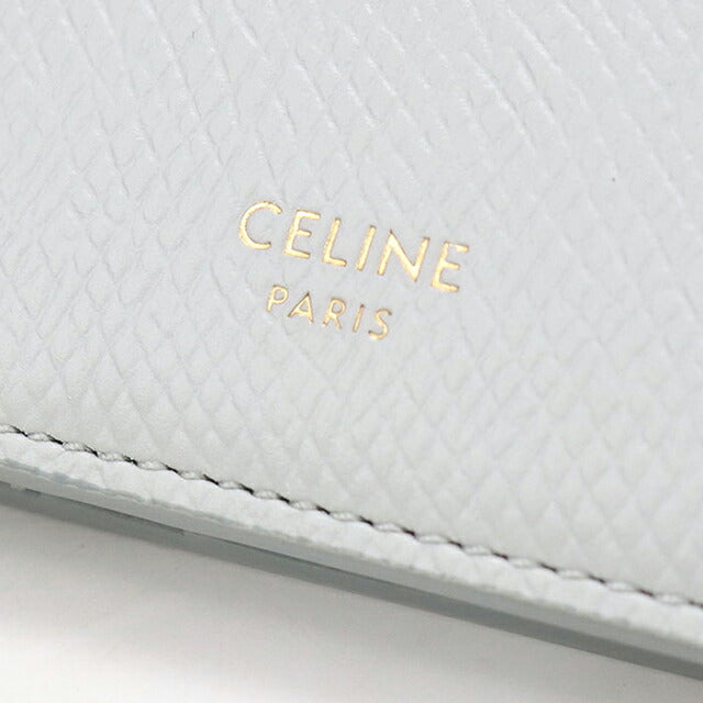 Used Celine Bifold Wallet Bifold Wallet Compact Ladies Brand CELINE Compact Wallet 10E493GTH Blue USDCE120723011