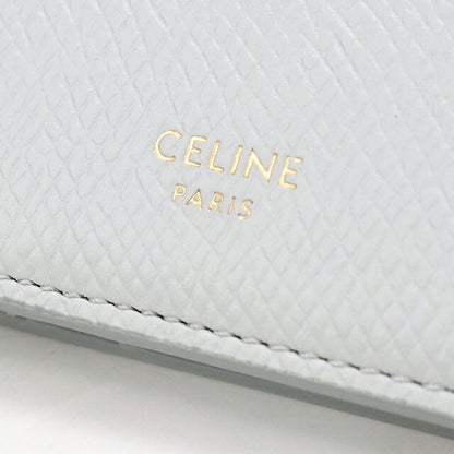 Used Celine Bifold Wallet Bifold Wallet Compact Ladies Brand CELINE Compact Wallet 10E493GTH Blue USDCE120723011