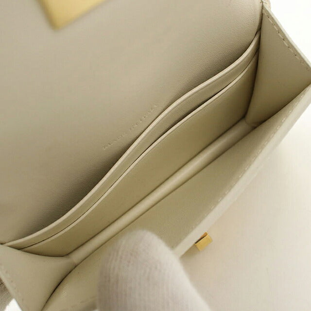 中古 セリーヌ 名刺入れ レディース ブランド CELINE 16(セーズ) カードホルダー ホワイト USDCE120759011