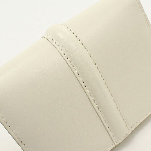 中古 セリーヌ 名刺入れ レディース ブランド CELINE 16(セーズ) カードホルダー ホワイト USDCE120759011