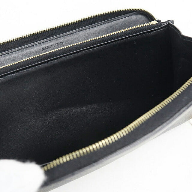 中古 セリーヌ 長財布ラウンドファスナー メンズ ブランド CELINE トリオンフキャンバス ラージ ジップウォレット 10B552BQ3 ブラック USDCE121142011