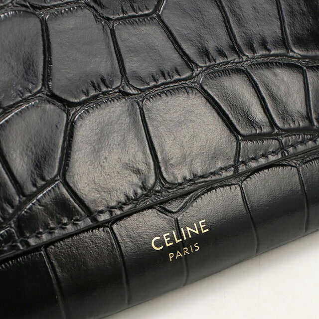 中古 セリーヌ 長財布二折 レディース ブランド CELINE   ブラック USDCE121190011