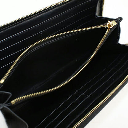 中古 セリーヌ 長財布ラウンドファスナー メンズ ブランド CELINE トリオンフキャンバス ラージ ジップウォレット 10B552BQ3.38NO ブラック USDCE121327011
