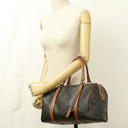 中古 セリーヌ ボストンバッグ レディース ブランド CELINE トリオンフキャンバス ラージ 119572CAS.04LU ブラウン USDCE121400011