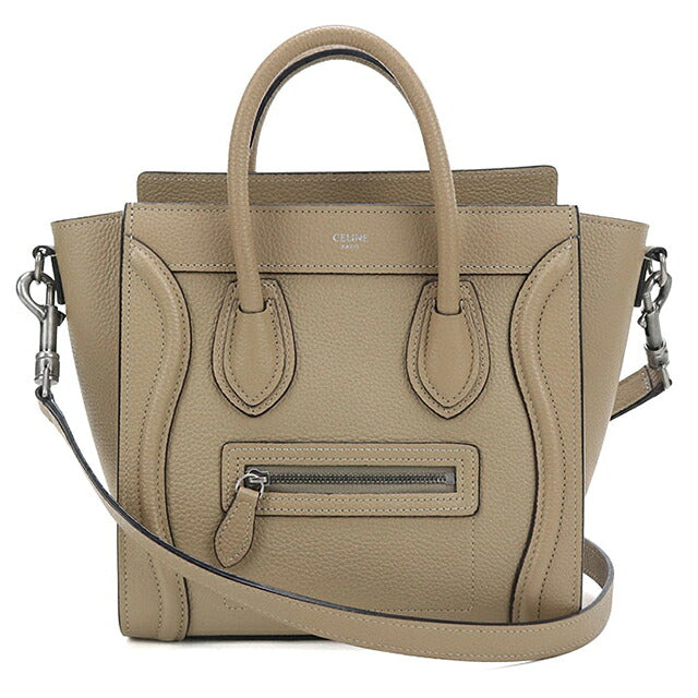 二手Celine手袋女装品牌CELINE Luggage Nano Shopper 2WAY 189243米色USDCE121551011