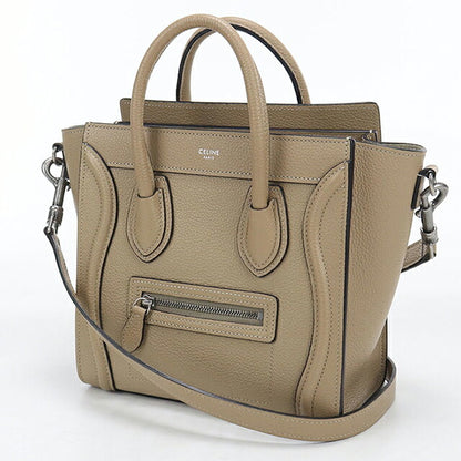 二手Celine手袋女装品牌CELINE Luggage Nano Shopper 2WAY 189243米色USDCE121551011