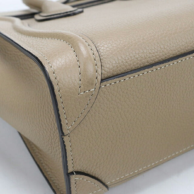 二手Celine手袋女装品牌CELINE Luggage Nano Shopper 2WAY 189243米色USDCE121551011