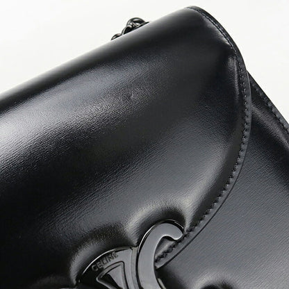 二手 Celine 单肩包 女装品牌 CELINE Triomphe 中号 Bouzas 黑色 USDCE121586011