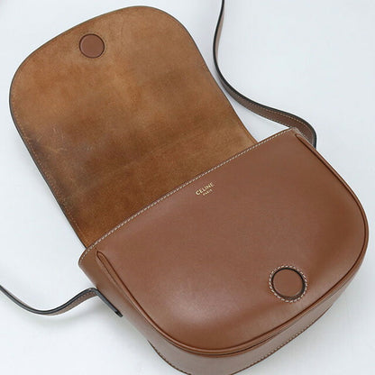 中古 セリーヌ 斜め掛け ショルダーバッグ レディース ブランド CELINE キュイルトリオンフ フォルコ 19826 3DU3 04LU ブラウン バッグ USDCE91549011
