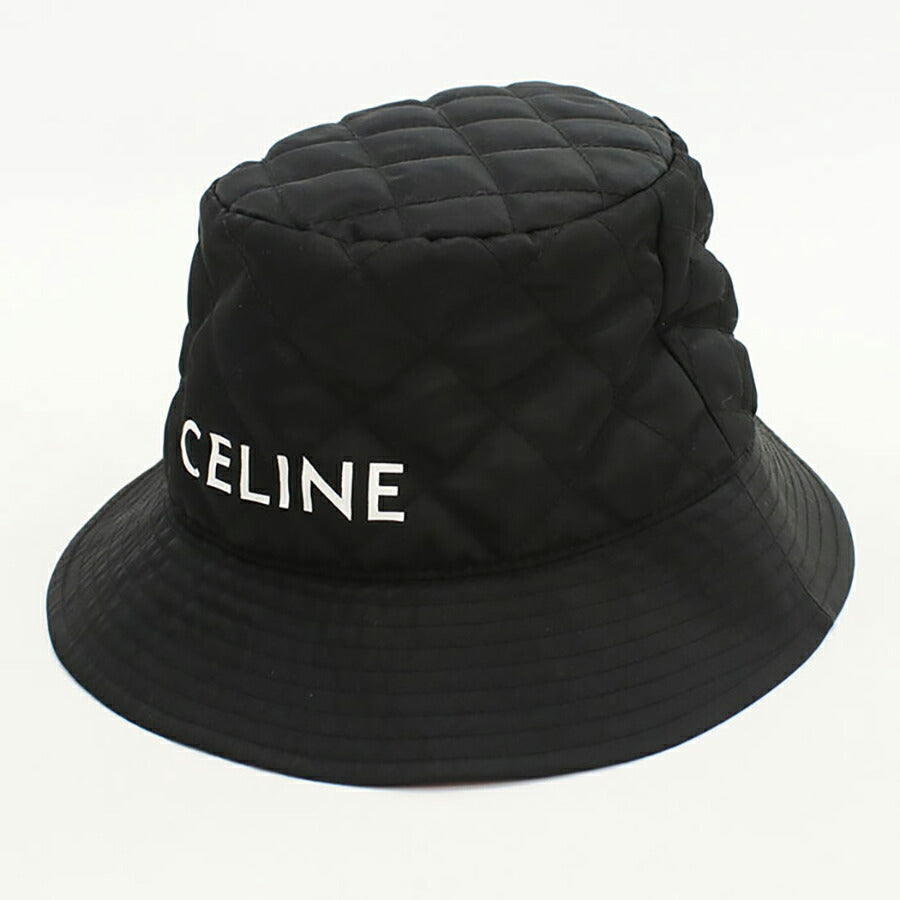 中古 セリーヌ ハット ユニセックス ブランド CELINE バケットハット 2AUB8930C ブラック 帽子 USDCE96123011