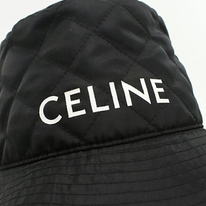 中古 セリーヌ ハット ユニセックス ブランド CELINE バケットハット 2AUB8930C ブラック 帽子 USDCE96123011