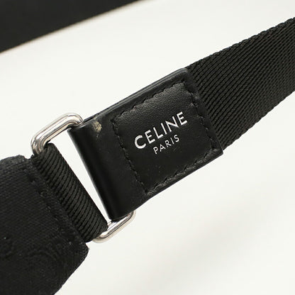 中古 セリーヌ ボディバッグ メンズ ブランド CELINE トリオンフ ベルトバッグ ブラック バッグ USDCE96265011