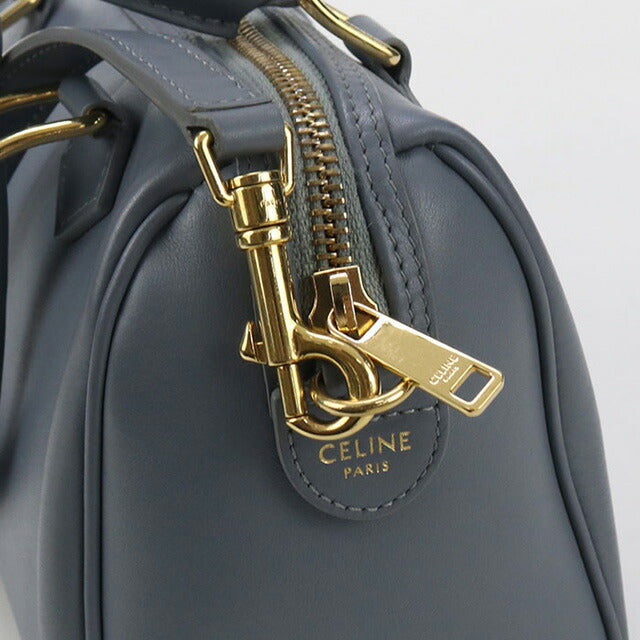 中古 セリーヌ ハンドバッグ レディース ブランド CELINE スモール ボストン ブルー バッグ USDCE96359011