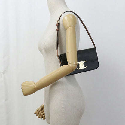 中古 セリーヌ ショルダーバッグ レディース ブランド CELINE トリオンフキャンバス クロード 19414 2CUZ 04LU ブラウン バッグ USDCE96694011