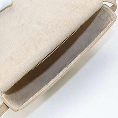 中古 セリーヌ 斜め掛け ショルダーバッグ レディース ブランド CELINE キュイル トリオンフ ブザス 11123 3DU3 03ND ベージュ バッグ USDCE96792011