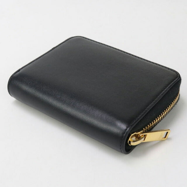 中古 セリーヌ 小銭入れ レディース ブランド CELINE キュイル トリオンフ ジップ コインパース ブラック 財布 USDCE97246011
