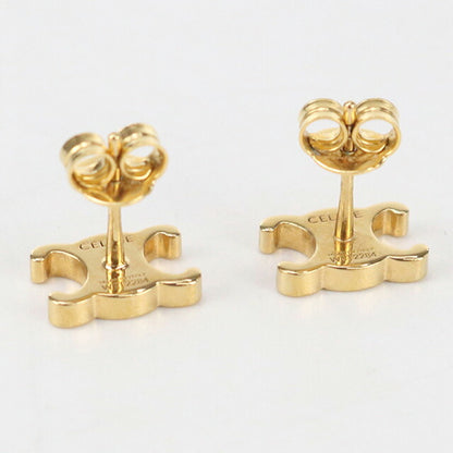 中古 セリーヌ ピアス レディース ブランド CELINE トリオンフ ピアス CE97270 ゴールド アクセサリー USDCE97270011